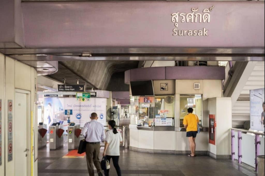 P4 Silom Large 2Beds Full Kitchen Wifi 4-6Pax Apartment Bangkok Luaran gambar